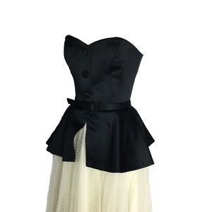 Satin evening bustier🍸